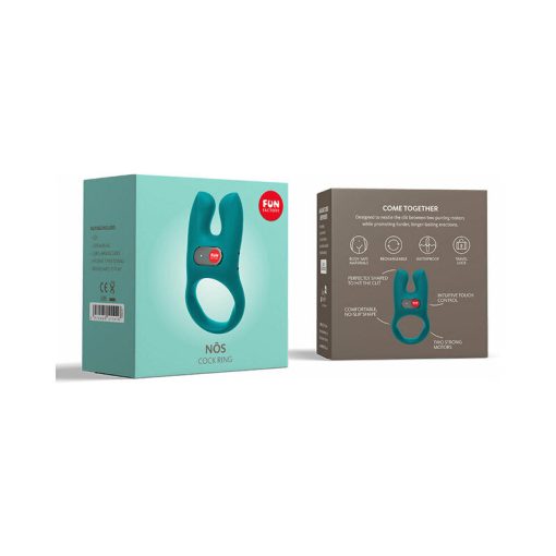Fun Factory Nos Vibrating Cock Ring Blue - Image 2