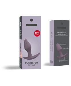 Fun Factory Bootie Fem Butt Plug Dark Taupe