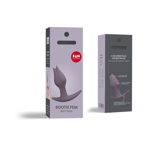 Fun Factory Bootie Fem Butt Plug Dark Taupe - Image 2