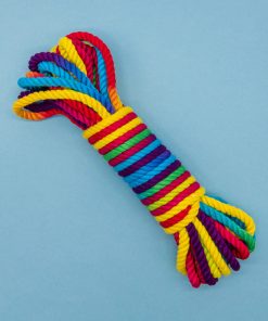 Emojibator Funfetti Rainbow Bondage Rope 26.25 Ft.