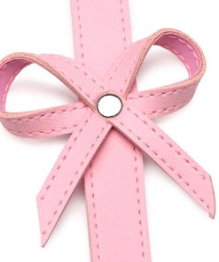 Strict Bondage Harness With Bows Pink Xl-2Xl