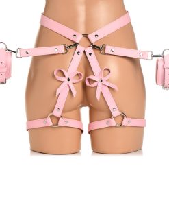 Strict Bondage Harness With Bows Pink M/L