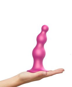 Strap-On-Me Dildo Plug Beads Large Raspberry