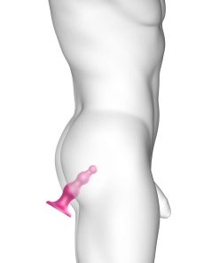 Strap-On-Me Dildo Plug Beads Large Raspberry