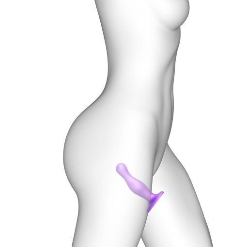 Strap-On-Me Dildo Plug Curvy Medium Purple - Image 4
