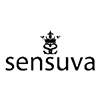 Sensuva brand logo – makers of natural arousal oils, lubricants, and intimacy care products.