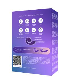 SVibe Snail Gizi Dual Stim Rechargeable Vibrator Purple