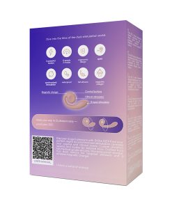SVibe Snail Gizi Dual Stim Rechargeable Vibrator Peachy Pink