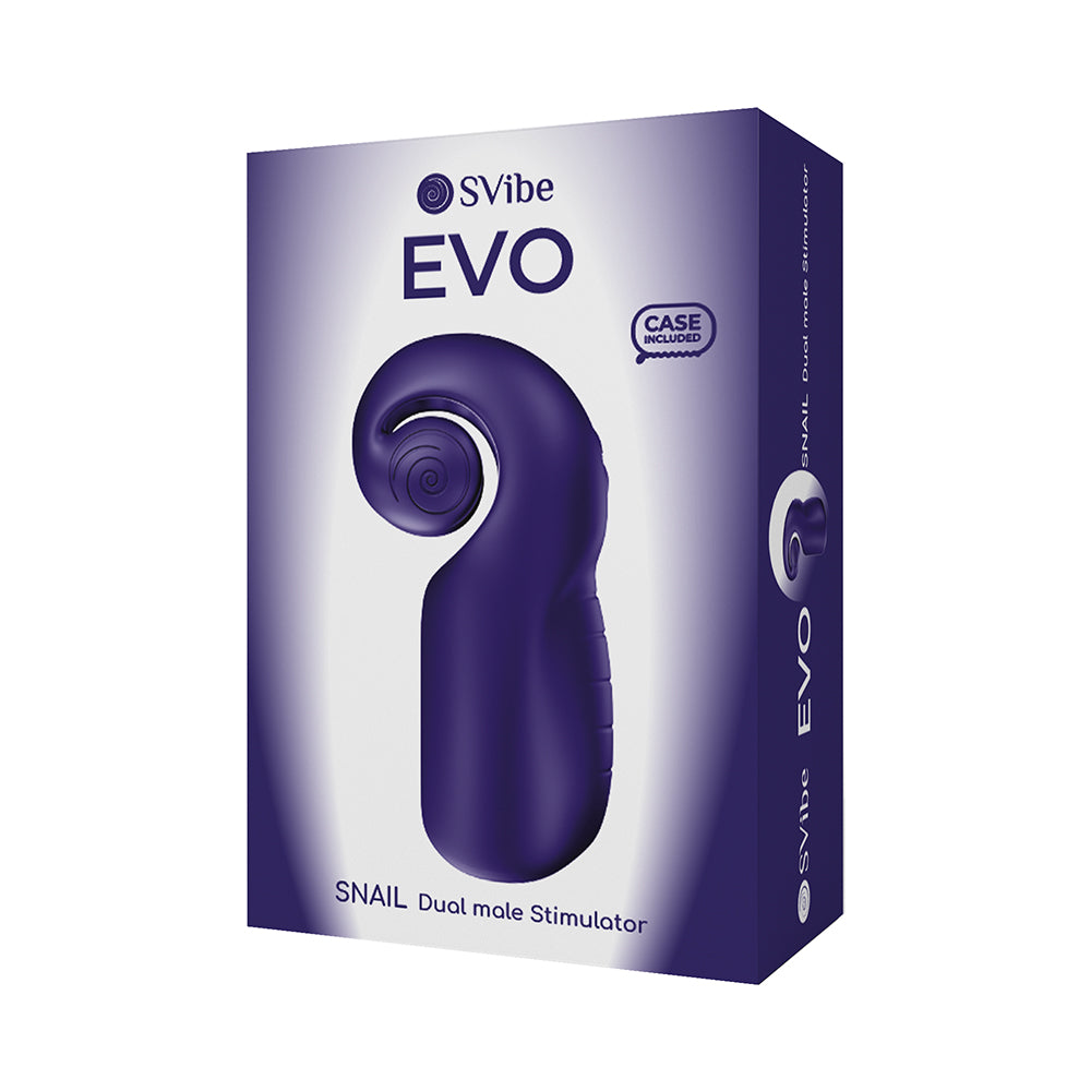 Svibe Evo Rechargeable Masturbator Navy 1 Svibe Snail Evo Rechargeable Masturbator Navy