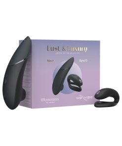 luxury vibrator set Womanizer Next and We-Vibe Sync O black edition