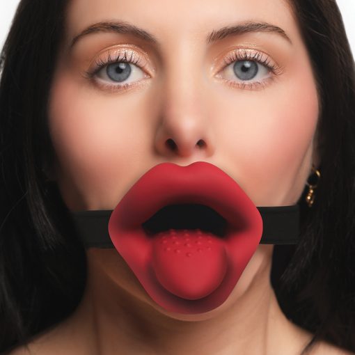 Master Series Vibrating Lips Mouth Gag - Image 4