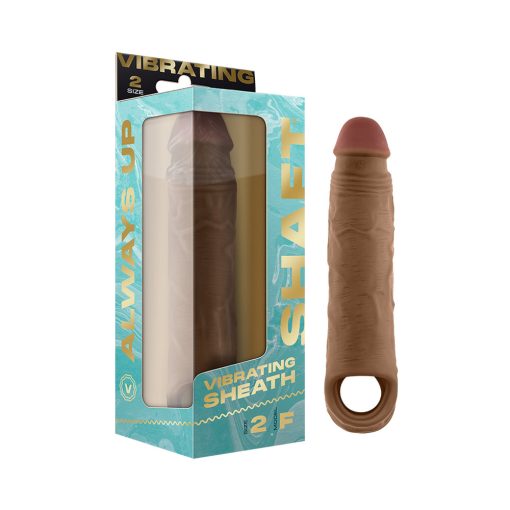 vibrating penis sheath mahogany FLEXSKIN silicone with remote control waterproof design
