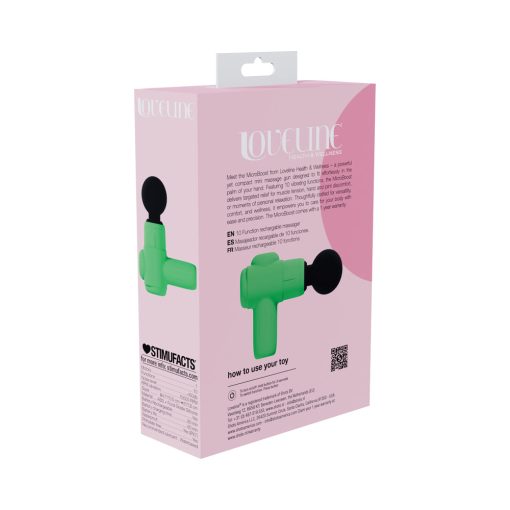 Loveline Microboost Massager Silicone Green - Image 5