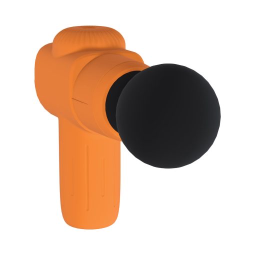 Loveline MicroBoost Rechargeable Silicone Massager Orange - Image 2