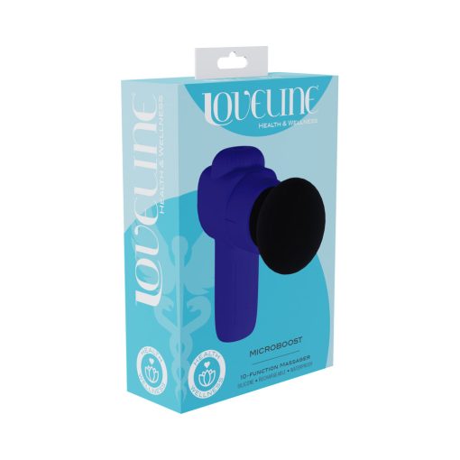 Loveline Microboost Massager Silicone Purple