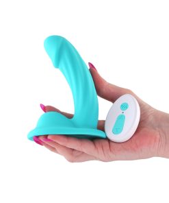 Colours Curve Vibrating 5 In. Dildo Teal