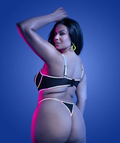 Fantasy Lingerie Glow Solar Flare Underwire Bra & Panty Queen Size