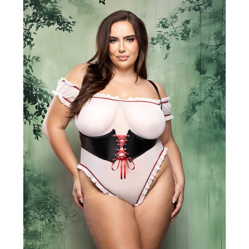 Fantasy Lingerie Play Dangerous Darling 3-Piece Costume Set 3Xl/4Xl - Image 3