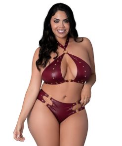 Lust Fetish Juno Burgundy Queen Size