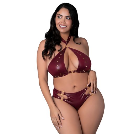 Lust Fetish Juno Burgundy Queen Size - Image 2