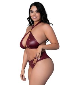 Lust Fetish Juno Burgundy Queen Size