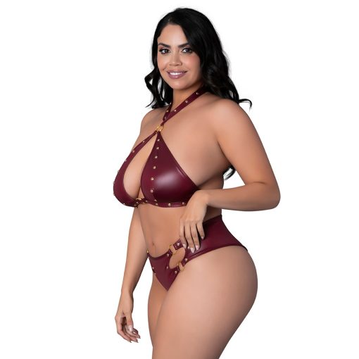 Lust Fetish Juno Burgundy Queen Size - Image 3