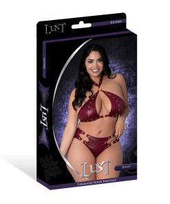 Lust Fetish Juno Burgundy Queen Size