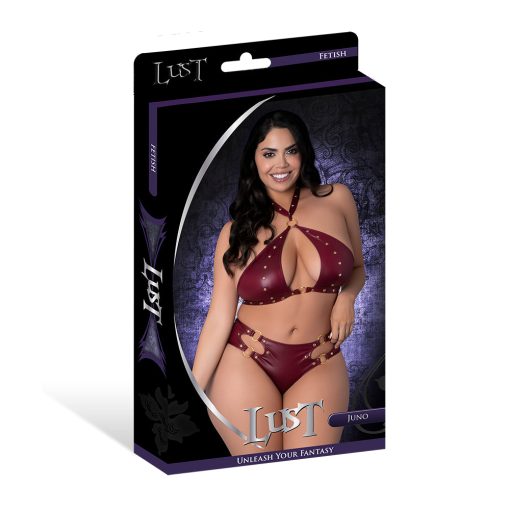 Lust Fetish Juno Burgundy Queen Size - Image 5