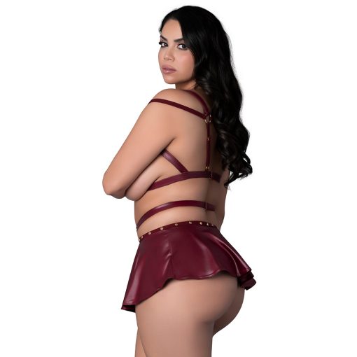 Lust Fetish Iris Burgundy Queen Size - Image 3