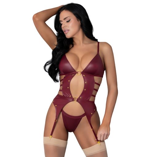 Lust Fetish Kira Burgundy L/Xl