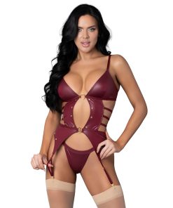 Alternative view of Lust Fetish Kira Burgundy L/Xl