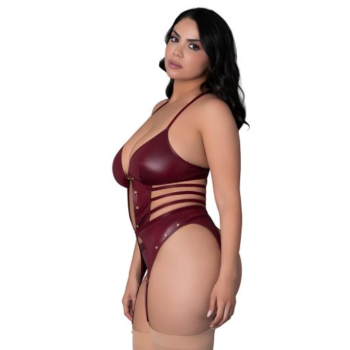 Lust Fetish Kira Burgundy Queen Size - Image 3