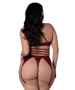 Lust Fetish Kira Burgundy Queen Size