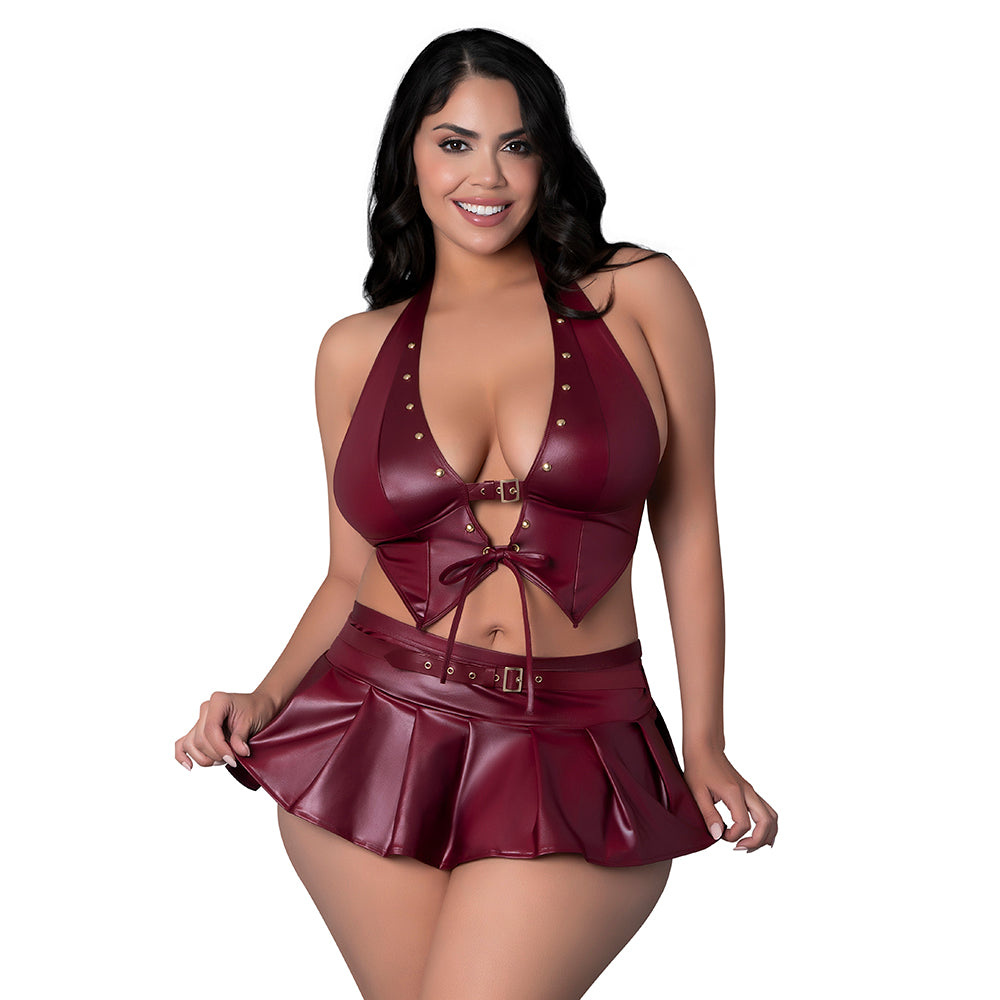 Lust Fetish Seraphina Burgundy Queen Size 1 Lust Fetish Seraphina Burgundy Queen Size