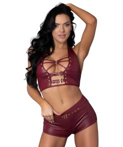 Lust Fetish Thalia Burgundy S/M