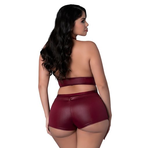 Lust Fetish Thalia Burgundy Queen Size - Image 5