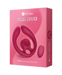 Svibe Snail Gizi Duo Couples Stimulator Burgundy