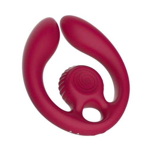 Svibe Snail Gizi Duo Couples Stimulator Burgundy - Image 4