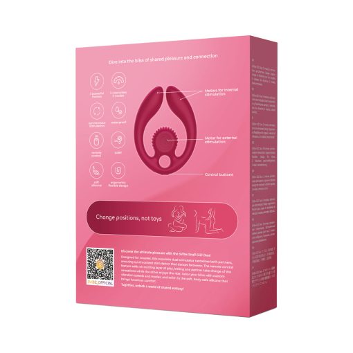 Svibe Snail Gizi Duo Couples Stimulator Burgundy - Image 10