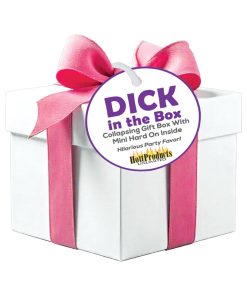 Dick In The Box Collapsing Gift Box With Mini Dick Inside