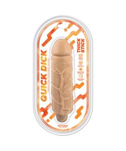 Quick Dick Thick Stick 7.75 In. Vibrating Flexible Dildo