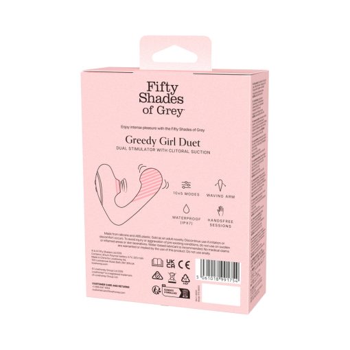 Fifty Shades of Grey Greedy Girl Duet – Dual Stimulator - Image 3