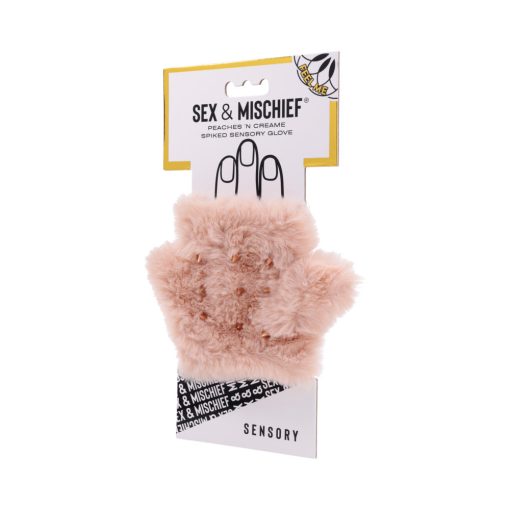 Sportsheets Sex & Mischief Peaches 'N Creame Spiked Sensory Glove - Image 2
