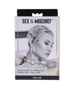 Sportsheets Sex & Mischief Peaches 'N Creame Ring Day Collar
