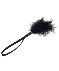 Sportsheets Sex & Mischief Peaches 'N Creame Wrist Feather Tickler Black