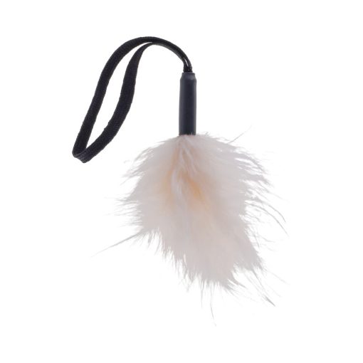 Sportsheets Sex & Mischief Peaches 'N Creame Wrist Feather Tickler Creame - Image 3