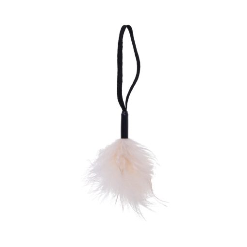 Sportsheets Sex & Mischief Peaches 'N Creame Wrist Feather Tickler Creame - Image 4