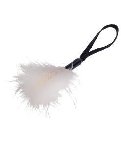 Sportsheets Sex & Mischief Peaches 'N Creame Wrist Feather Tickler Creame