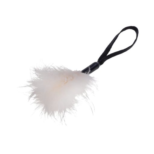 Sportsheets Sex & Mischief Peaches 'N Creame Wrist Feather Tickler Creame - Image 5
