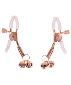 Sportsheets Sex & Mischief Peaches 'N Creame Bell Nipple Clamps
